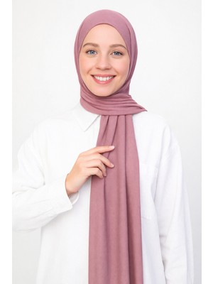 Kadın Pudra Penye Şal