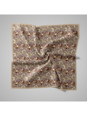 Piramit Naturel Eşarp | Sarmal