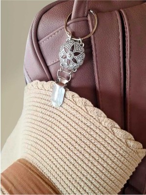 Bacoss Çanta Tokası Şapka Klipsi Çiçek Tasarım Mdl 4 (BC-1188 )