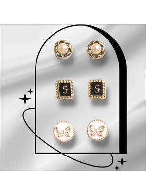 Bacoss Incili -Taşlı Çıt Çıt Düğme Aksesuar Toka (BC-1202)