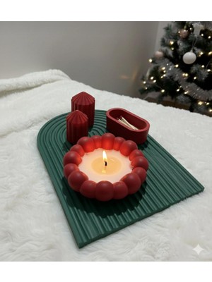 By Fii Home Noel Temalı Dekor Set Hediyelik Yılbaşı 5'li Set