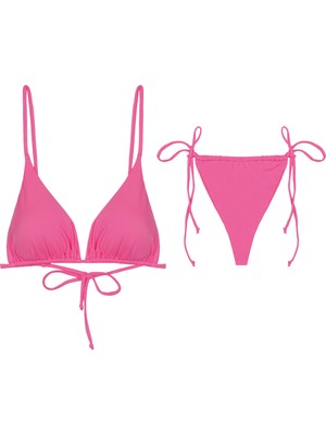 Pierre Cardin Ipli Üçgen Bikini Takımı