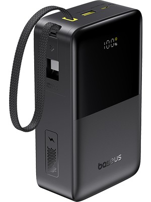 Baseus EnerFill FC51 Bipow 2 Pro – 30.000 mAh 22.5W Powerbank – Siyah