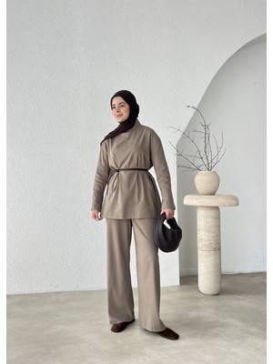 Moda Aksa Zr Model Poleviskon Takım Bej