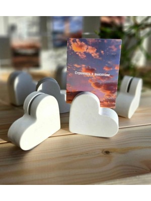 By Fii Home 3' Lü Fotoğraf ve Not Tutucu Kokulu Vernikli Taş Tozu