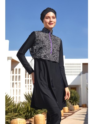 Adasea 1106 Zeyden Uzun Kollu Tesettür Mayo (4538)