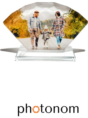 Photonom Özel Baskı Cam Dekor Yelpaze Figürü