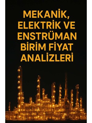 Sdf Birim Analizleri: Mekanik, Elektrik ve Enstrüman (Kapsamlı Teknik Kitap)+Excell Dosyalari