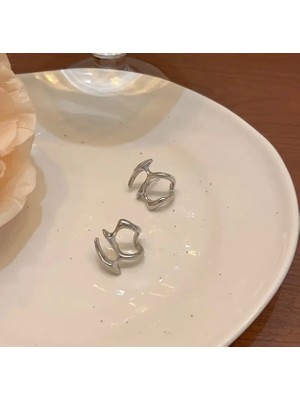 Bacoss Modern Minimalist Hip Hop Kulak Içi Küpe (BC-1233 )