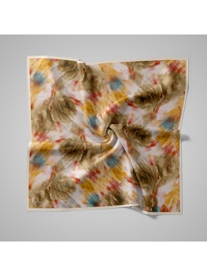 Piramit Naturel Eşarp | Sulu Gül