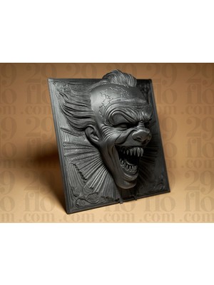 Linova Palyaço Heykel Biblo Dekoratif Obje