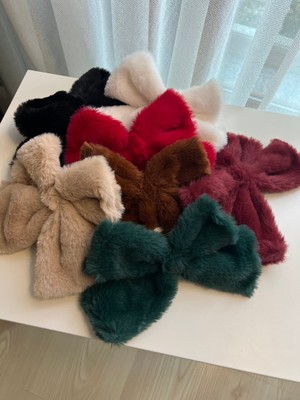 Busradan Design Büyük Kurdele Model Peluş Çıt Çıtlı Toka