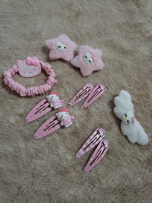 Can Shine Accessories Hello Kitty Onlu Toka Seti