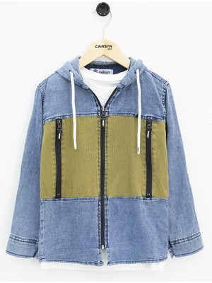 Cansın Mini Erkek Çocuk Jean Ceketli 2'li Takım 21128