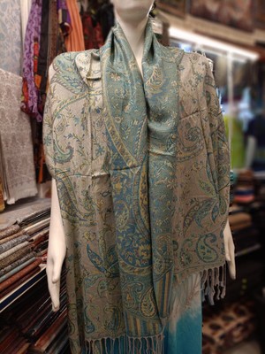 Paisley Desen Pashmina Şal