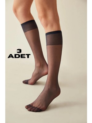 Penti 3 adet. LACİVERT. Fit. Parlak. 15 den. İnce Burnu dayanıklı rahat lastik PANTOLON ÇORABI. Renk no:66