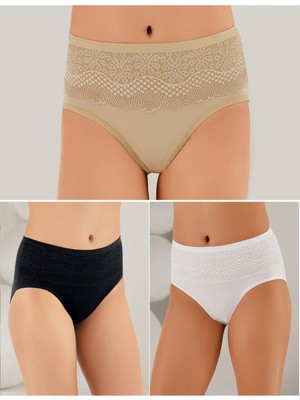 Şahinler Kadın Dantelli 6 Adet Bato Külot 3092