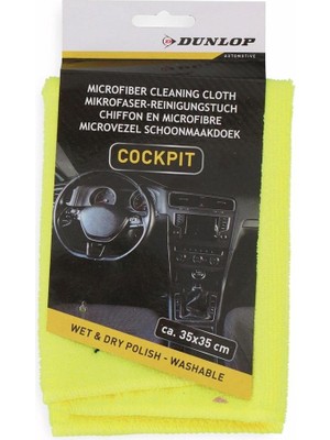 Dunlop DUN120 Kokpit Mikrofiber Bezi 35X35 cm (250 G/m²)