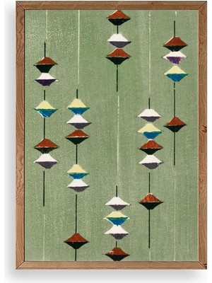 Daniska Furuya Korin Ahşap Çerçeveli Tablo 23 x 30