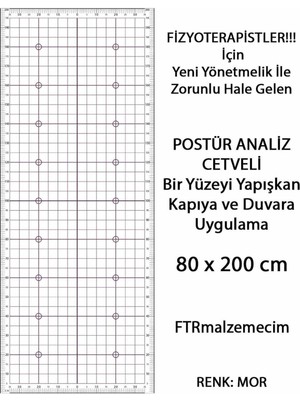 Postür Analiz Cetveli Mor