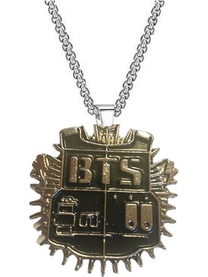 Herşey Nota Bts Grubu Örme Zincir Gümüş Kolye