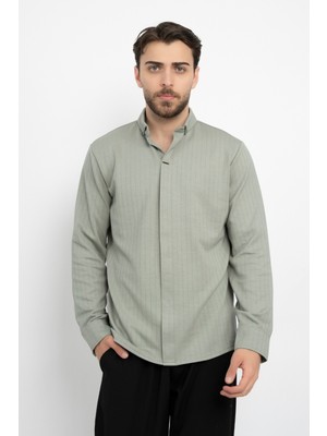 Dik Yakalı Metal Detaylı Klasik Düz Aşçı Şef Gömlek Aşçı Uniforma (Chef Gömlek) Personel Kıyafeti