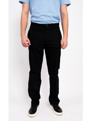 Kargo Cepli Belden Lastikli Düğmeli Fermuarlı Çok Cepli Gabardin Kargo Iş Pantolonu