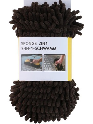 Dunlop DUN113 Mikrofiber Çift Yüzlü Sünger 23X12X7 cm