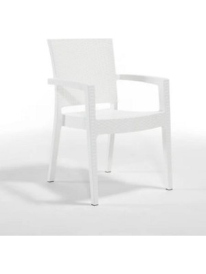 Novussi Classi Rattan 90X150 Camsız 4'lü Masa Takımı