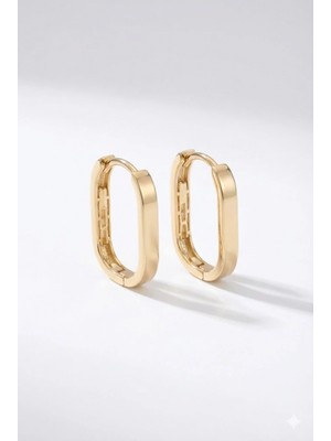 Arpaş 14 Ayar Altın Uzun Halka Küpe 1100