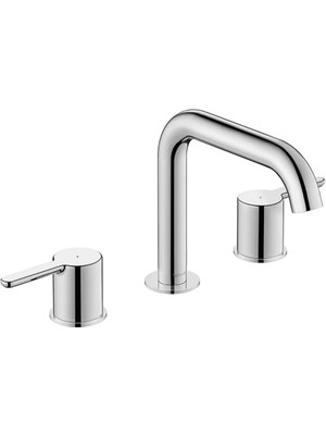 Duravit - C.1 3 Delikli Ankastre Lavabo Bataryası - C11060004010-