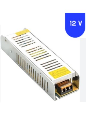 Powerr Led Aydınlatma 12 Volt 12.5 Amper Slim Metal Kasa Trafo