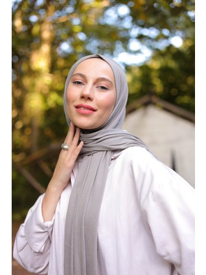 Shalby Tesettür Penye Şal Açık Vizon