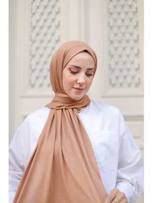 Shalby Tesettür Penye Şal Kayısı