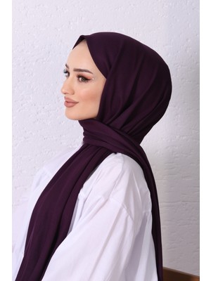 Shalby Tesettür Penye Şal Böğürtlen