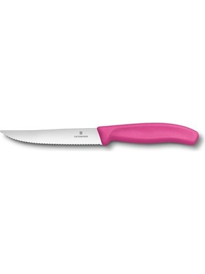 ​​​Victorinox 6.7936.12L5 12cm Pembe Tırtıklı Biftek Bıçağı