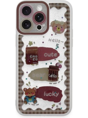 Özbience Şeffaf Silikon Kılıf, Sweet Desenli, Koruyucu ve Şık Tasarım