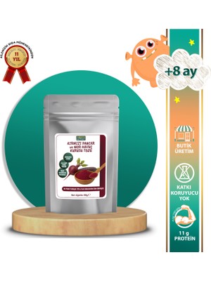 Makarna Lütfen Kırmızı Pancar ve Mor Havuç Kurusu Tozu (90 g)
