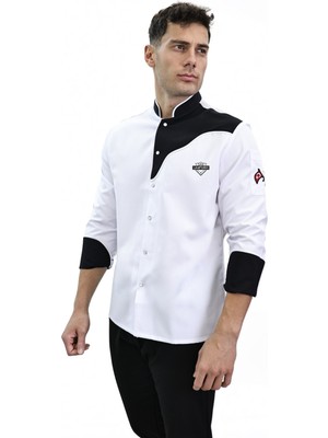 Isim Nakış Hediyeli Garni Şef Ceket Aşçı Kıyafeti Chef Aşçı Forması