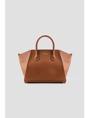 Armine Pia Deri Çanta 25YD7399 Taba