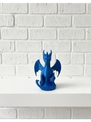 Lowell Home Ejderha Biblo 12 cm Dekoratif Fantastik Obje Hediyelik Süs Eşyası