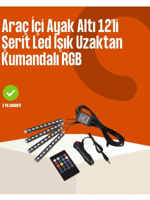 Lowell Home Kumandalı Araç LED Şerit Işıklar