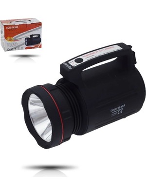 GS-8006 Parlak Ledli Taşınabilir Şarj Edilebilir El Feneri 15W