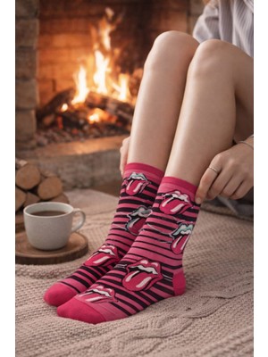 Gigi Giyim Desenli Renkli Kadın Soket Çorap