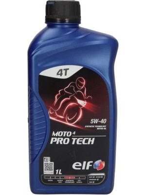 Elf Moto 4 Pro Tech 5W40 (Bmw Oem) Tam Sentetik 1 Lt. Motosiklet Motor Yağı (Yeni Tarihli)