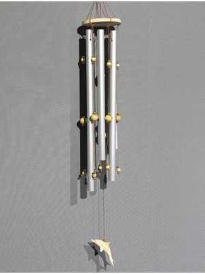 Boncuklu Metal Rüzgar Çanı Model 1