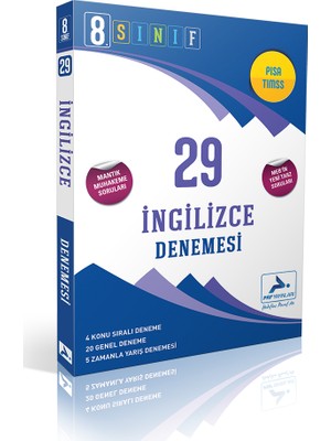 Paraf Yayınları Paraf 8. Sınıf İngilizce 29‘Lu Branş Deneme