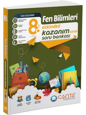 Çanta Yayınları  8. Sınıf Fen Bilimleri Etkinlikli Kazanım Soru Bankası