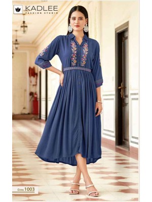 Hint Modam Hint Nakışlı Elbise