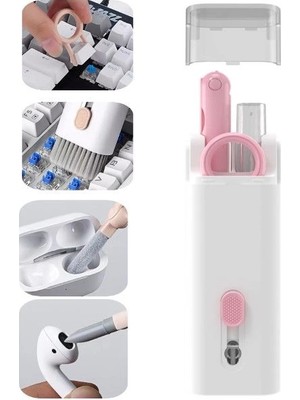Çok Fonksiyonlu 7 Parça Airpods Klavye Ekran Kulaklık Temizleme Kiti